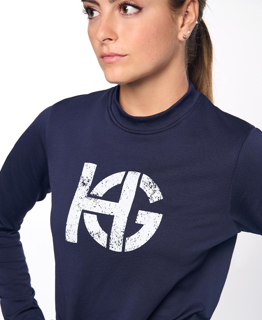 sport hg LOBBY UNISEX Sudadera técnica de segunda capa azul marino En línea