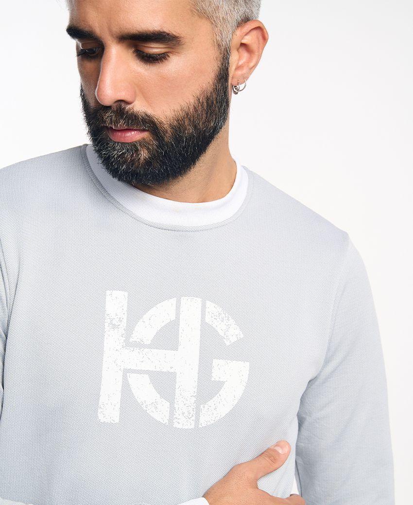 sport hg LOBBY UNISEX Sudadera técnica de segunda capa blanco hueso Outlet