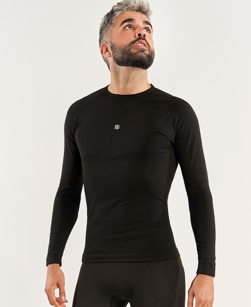 sport hg BASIS Camiseta de manga larga negro Los más vendidos