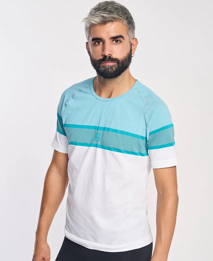 sport hg LAMIA Camiseta de manga corta turquesa