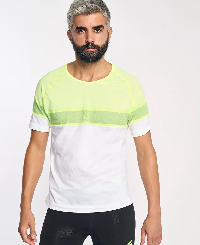 sport hg LAMIA Camiseta de manga corta amarillo