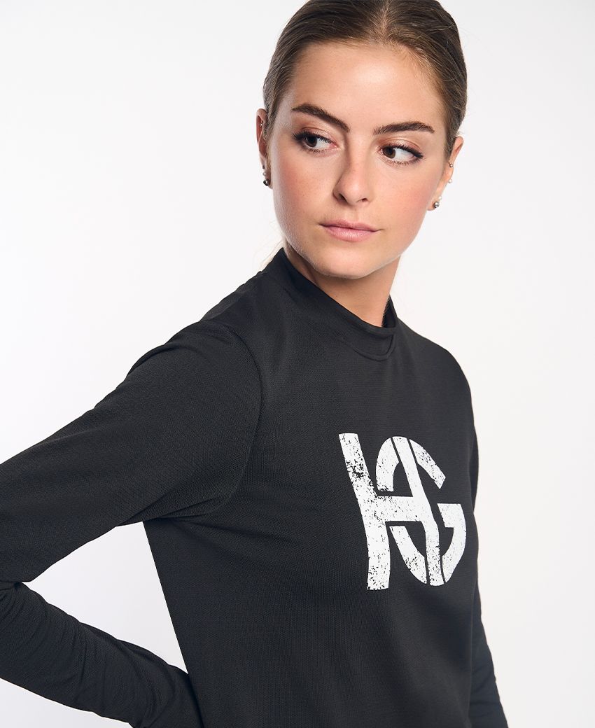 sport hg LOBBY UNISEX Sudadera técnica de segunda capa negra Ahorra y exporta