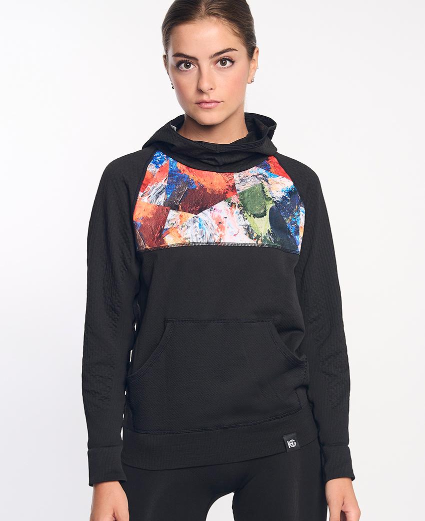 sport hg KONG Sudadera técnica estampada con capucha En línea