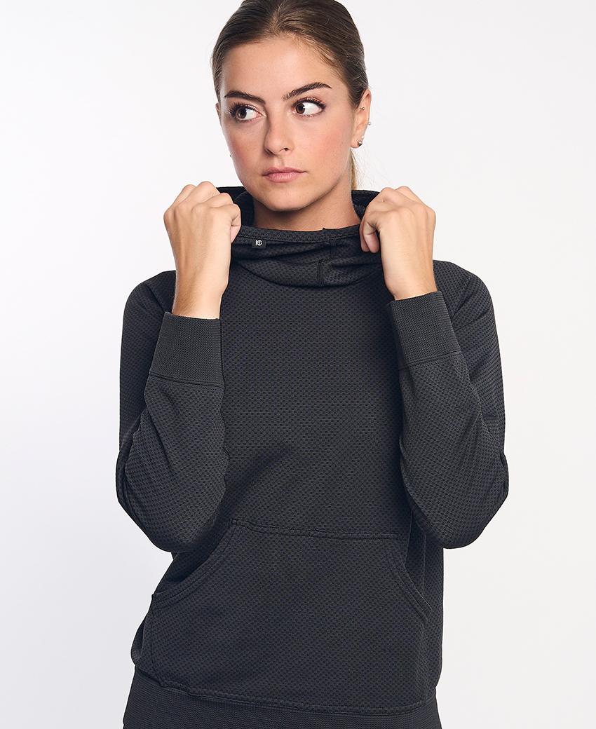 sport hg JOTUN Sudadera técnica con capucha negro asfalto Ofertas