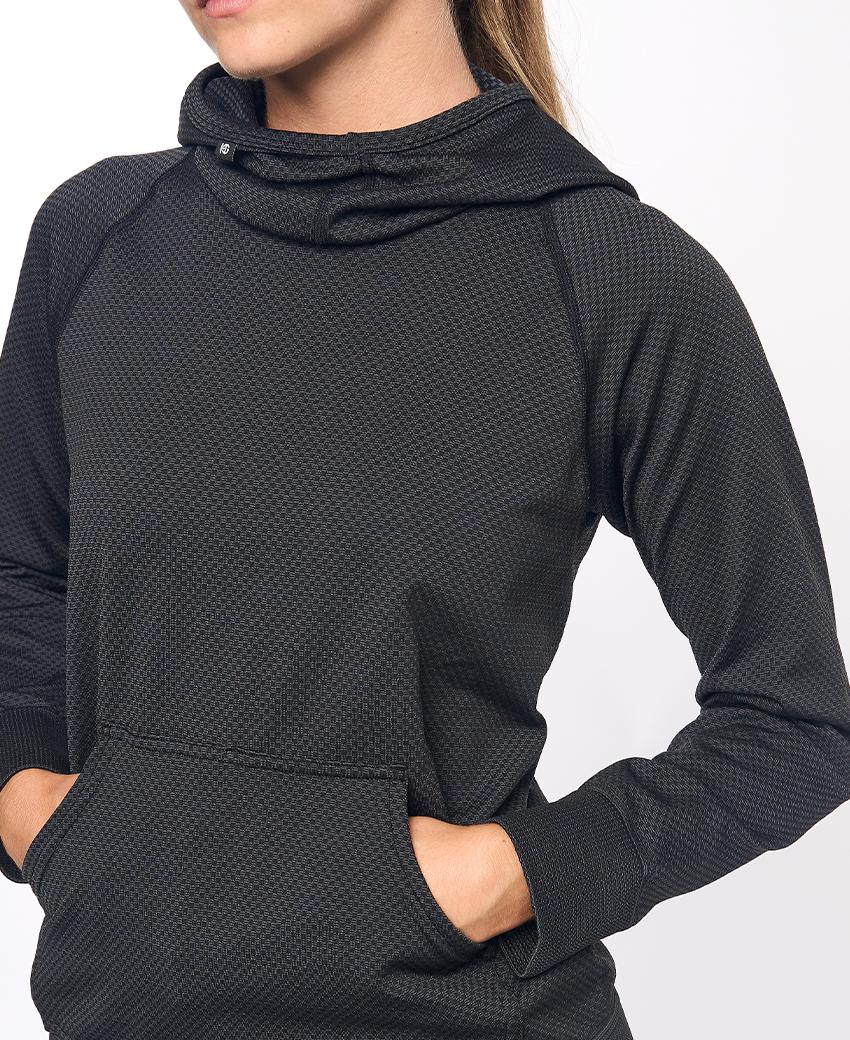 sport hg JOTUN Sudadera técnica con capucha negro asfalto Ofertas