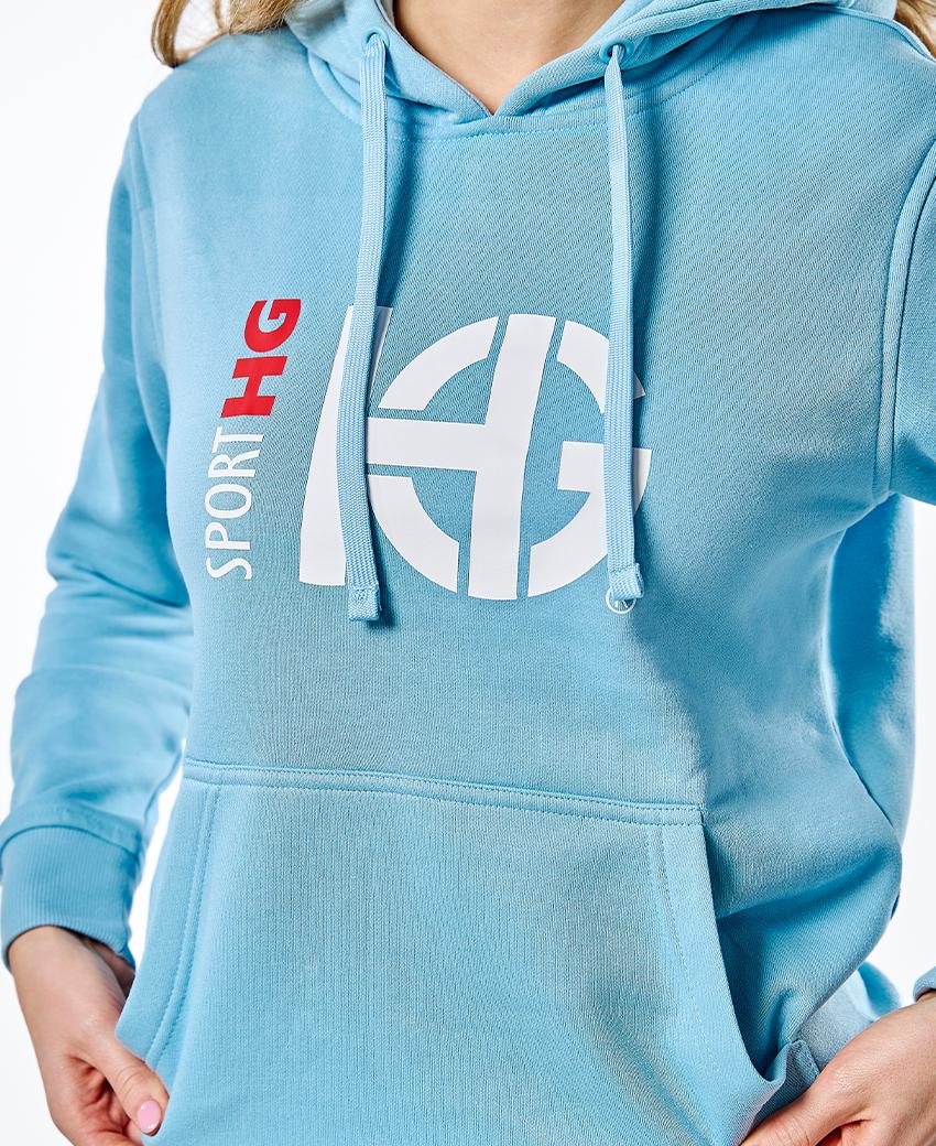 sport hg CLASS Sudadera de algodón turquesa Envío gratis