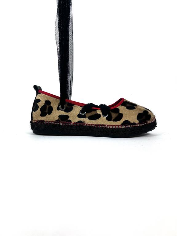 star love Alpargata Mercedita SUHAIL leopardo-Rojo Tienda de fábrica
