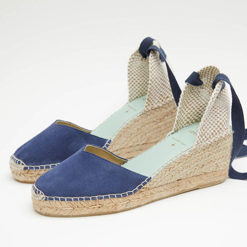 star love alpargata cuña mujer COLUMBA BALTIC cintas Grandes ahorros