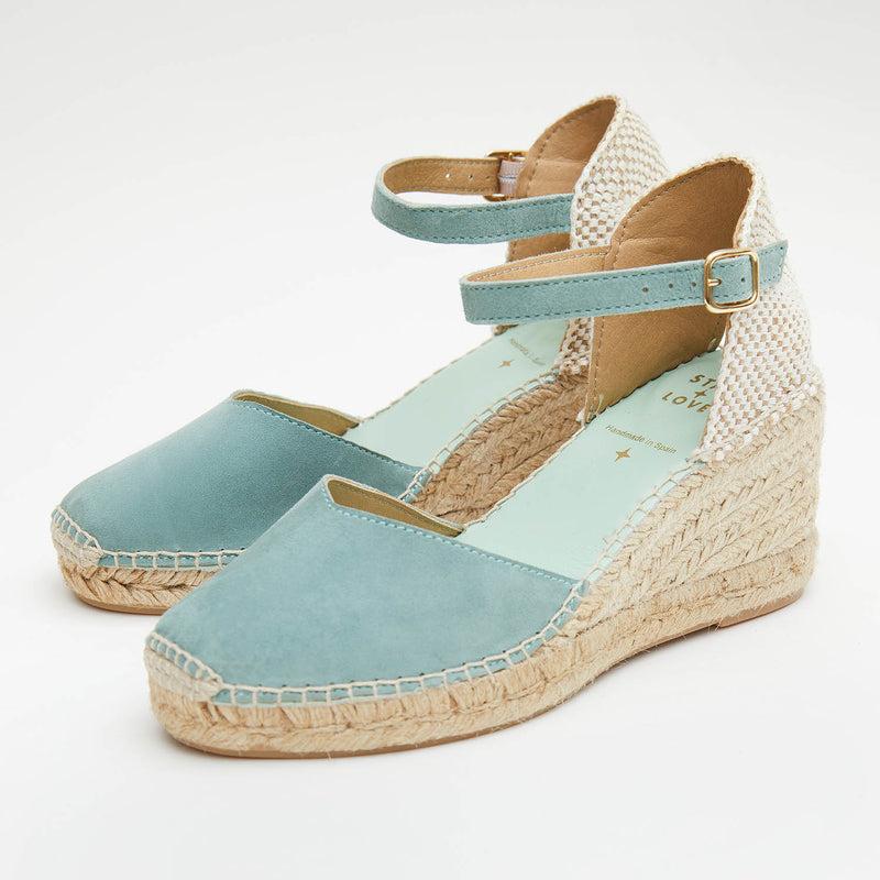 star love alpargata mujer cuña ATRIA MALIBU Hebilla Outlet online