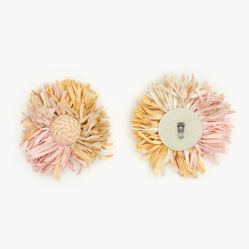 star love Accesorio flor rafia Nude 2025