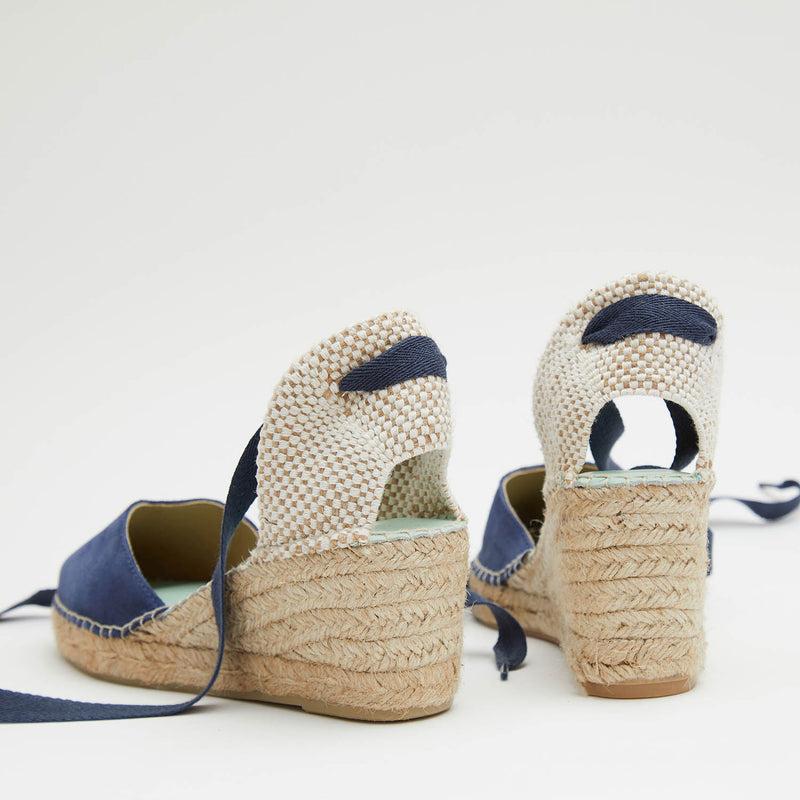 star love alpargata cuña mujer COLUMBA BALTIC cintas Outlet online