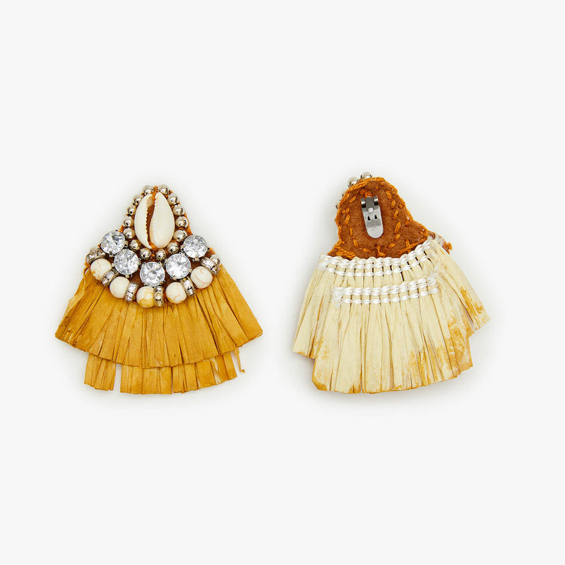 star love Accesorio rafia concha color Natural Oferta exclusiva