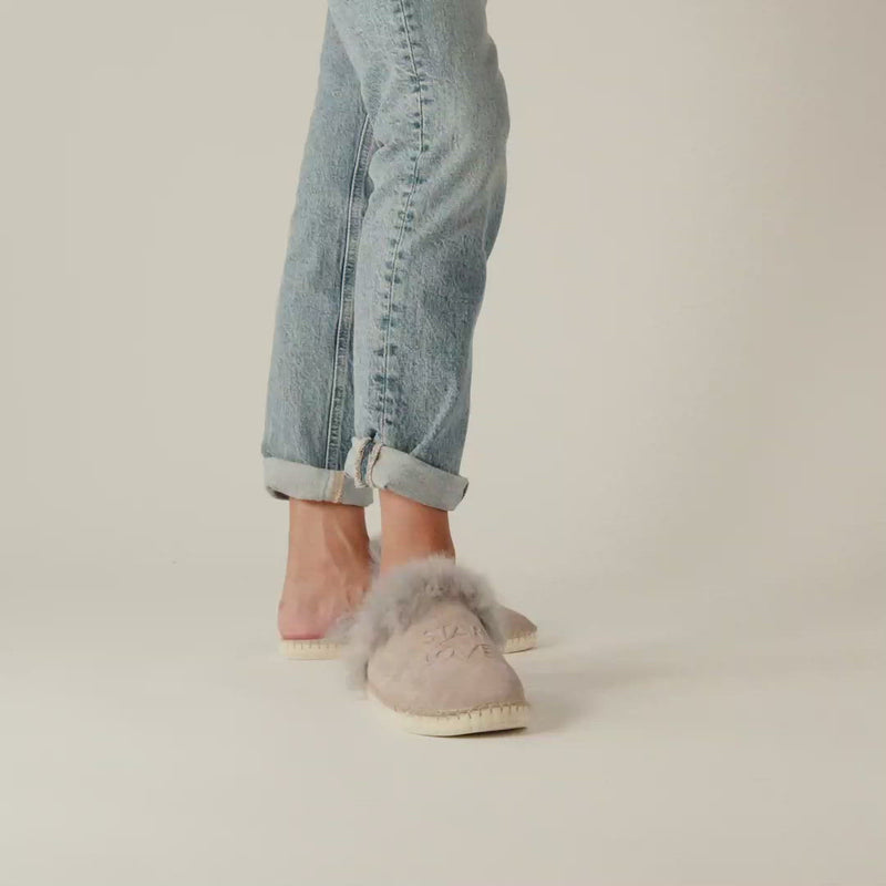 star love Zapatilla de mujer color gris Aurora91 Envío internacional gratuito