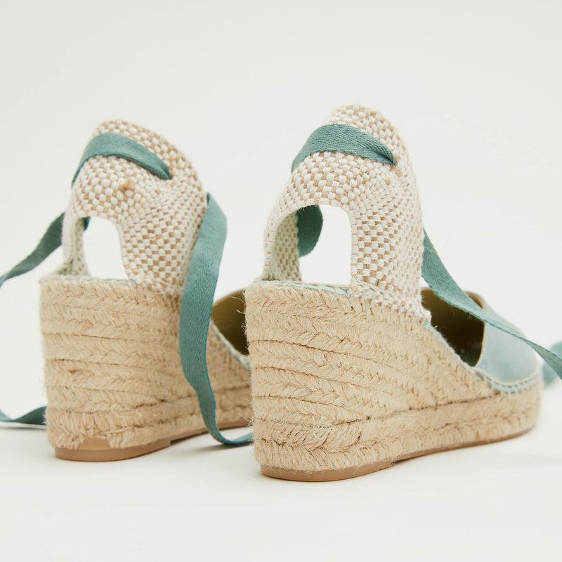 star love alpargata mujer cuña COLUMBA MALIBU cintas Outlet online