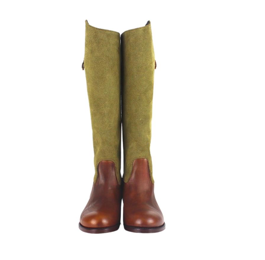 tony mora 2000 BOTO ALARO PALERMO CUERO SERRAJE VERDE KAKI Tienda