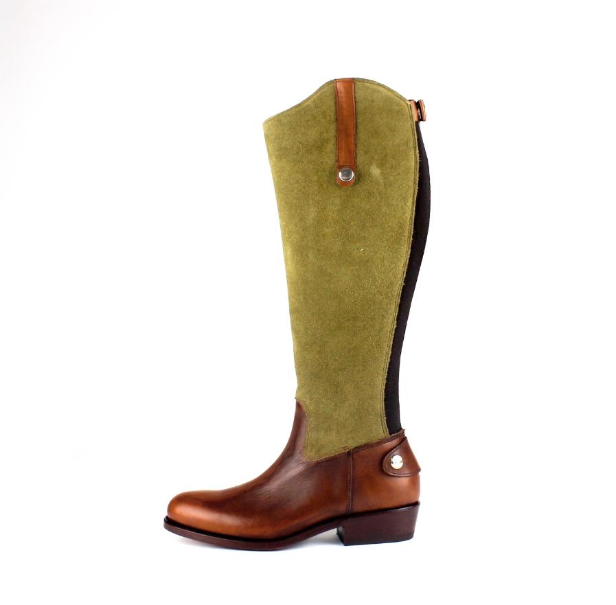 tony mora 2000 BOTO ALARO PALERMO CUERO SERRAJE VERDE KAKI Tienda