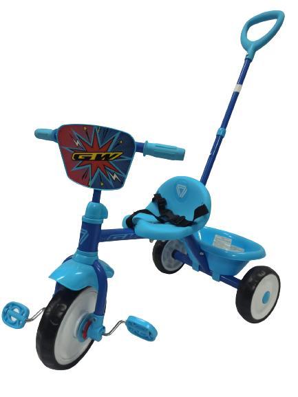 ﻿tubici TRICICLO PASEADOR GW NIÑO/NIÑA BE HAPPY Oferta especial de fábrica