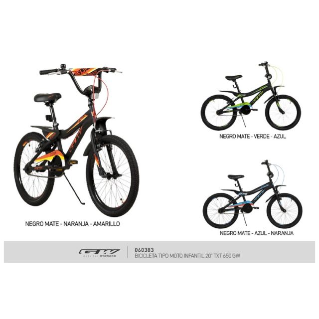 tubici BICICLETA GW TXT 650 RIN 20