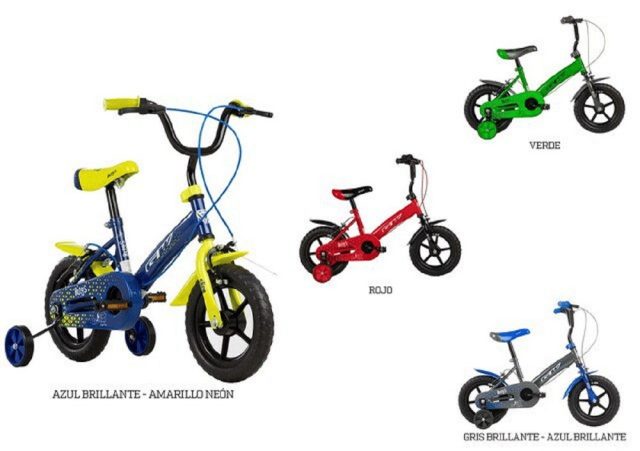tubici BICICLETA INFANTIL GW BUGS RIN 12 NIÑO – DESDE LOS 1.5 A 4 AÑOS
