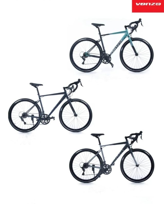 tubici BICICLETA RUTA VENZO ERYX 9 VELOCIDADES ALUMINIO Descuentos del mes