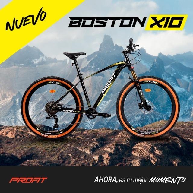 tubici BICICLETA MTB PROFIT BOSTON X10 RIN 29 ALUMINIO 10 VEL En línea