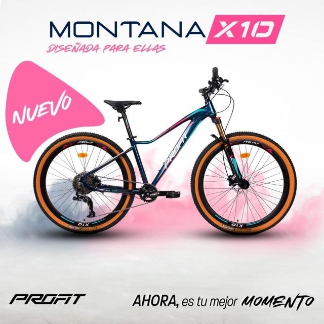 tubici BICICLETA PROFIT MONTANA X10 RIN 29 ALUMINIO 10 VEL Superdescuento