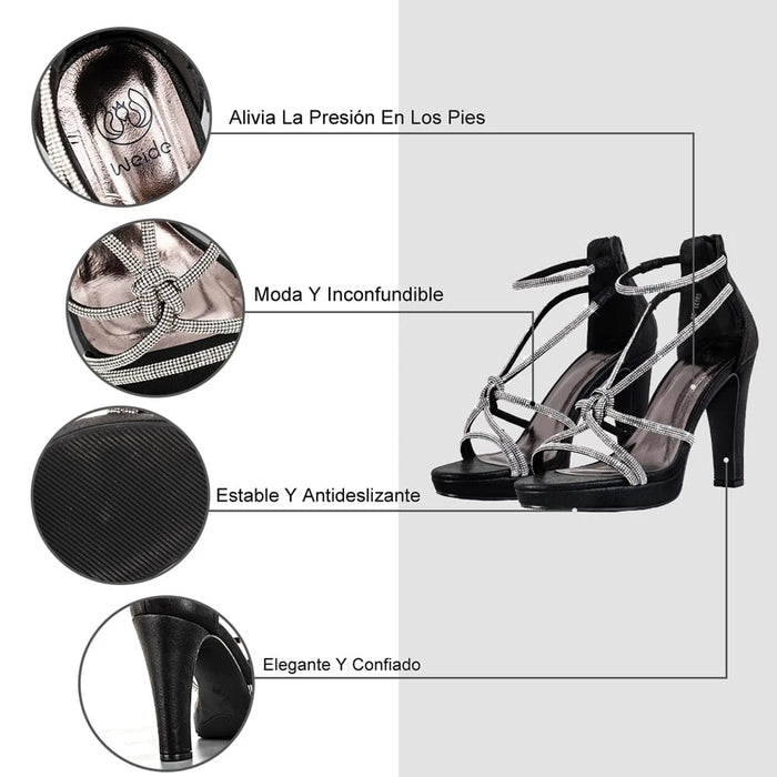 weide SANDALIA MUJER ZAPATOS DE FIESTA WEIDE GH133 Superdescuento