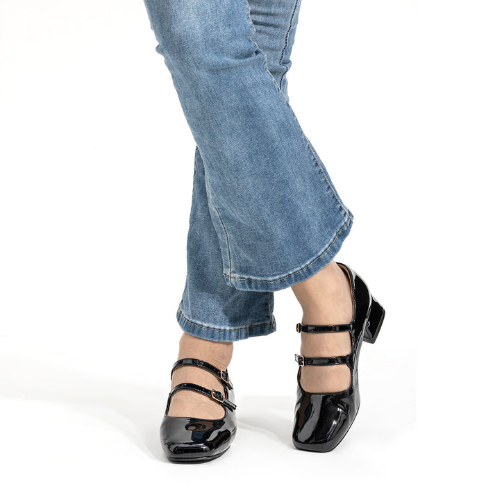 weide ZAPATOS MARY JANE MUJER NEGRO WEIDE YL66 Envío internacional gratuito