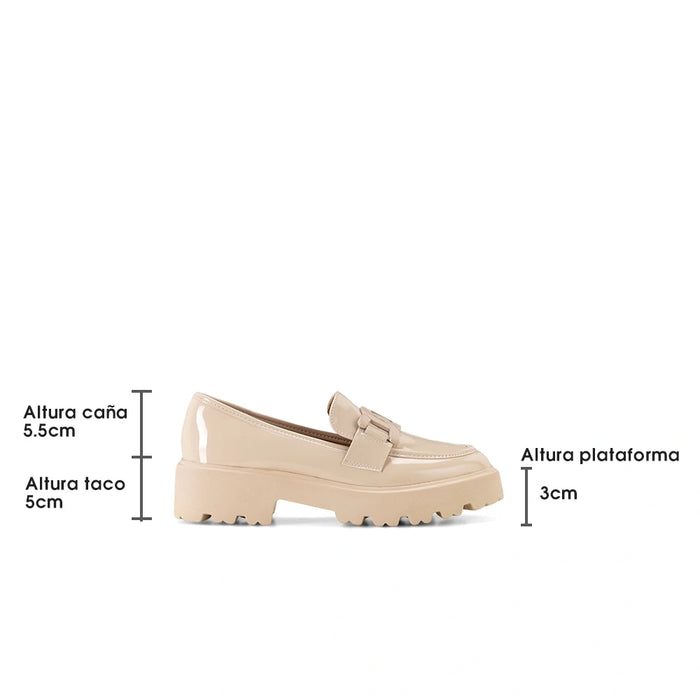 weide Mocasin Mujer Martina Beige Weide Limitado a 3 días