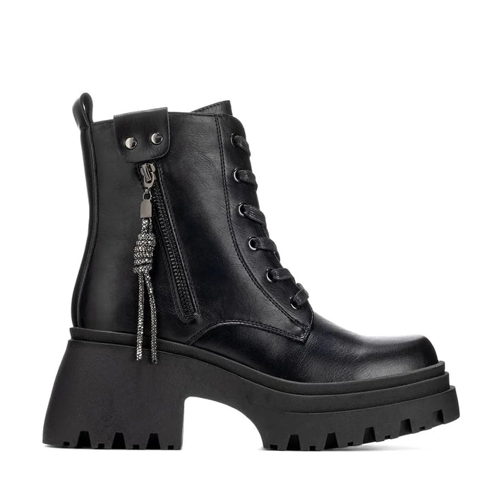 weide BOTINES PLATAFORMA MUJER NEGRO WEIDE DH69