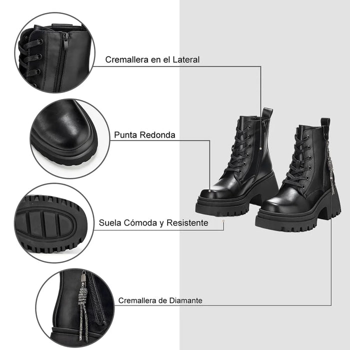 weide BOTINES PLATAFORMA MUJER NEGRO WEIDE DH69 Devoluciones gratuitas