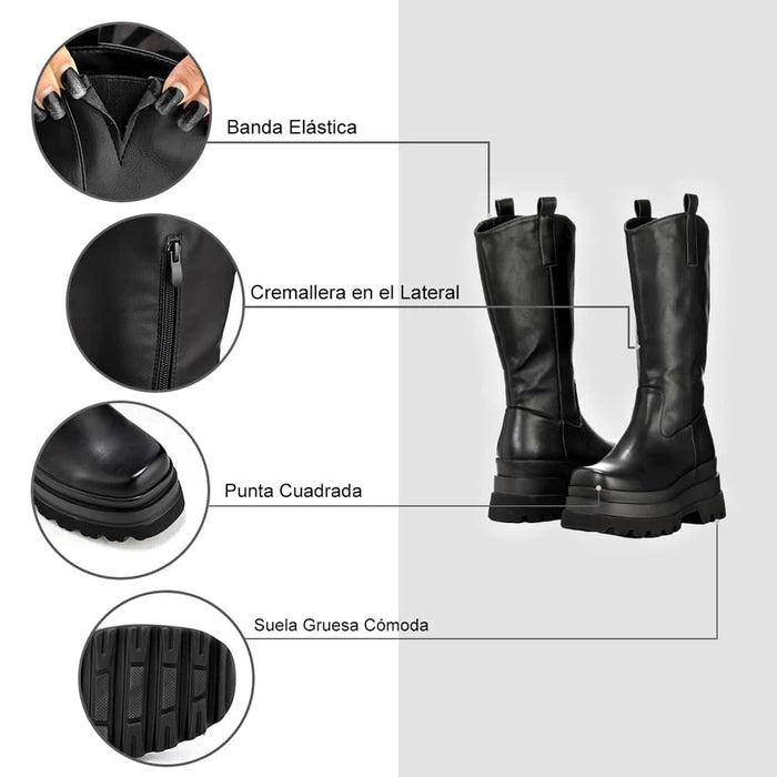 weide BOTAS PLATAFORMA MUJER NEGRO WEIDE CZY580 Outlet