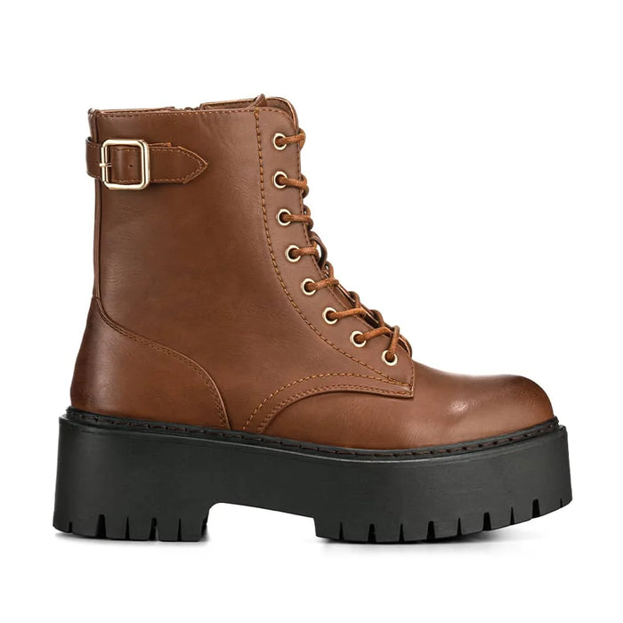 weide BOTINES PLATAFORMA MUJER CAMEL WEIDE CZY585