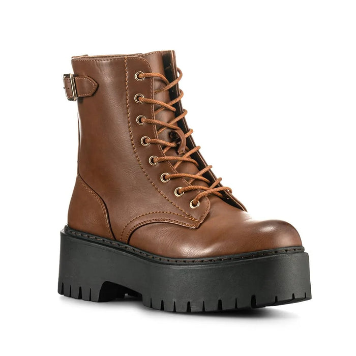 weide BOTINES PLATAFORMA MUJER CAMEL WEIDE CZY585 Venta caliente