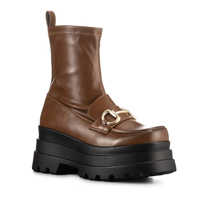 weide BOTINES PLATAFORMA MUJER CAMEL WEIDE CZY578 Descuento