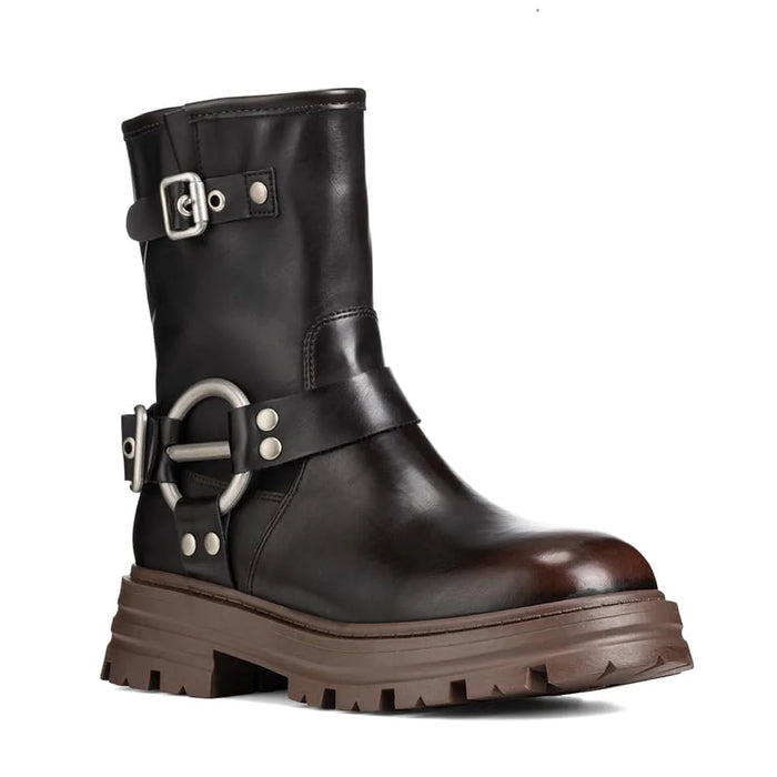 weide BOTINES PLATAFORMA MUJER MARRON WEIDE YL75 Tienda