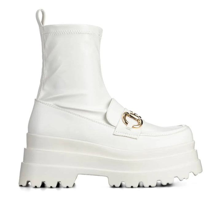 weide BOTINES PLATAFORMA MUJER BLANCO WEIDE CZY578