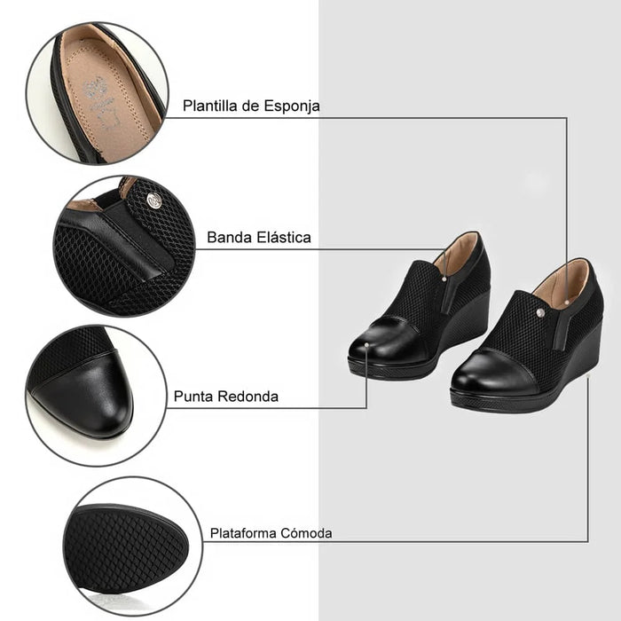 weide MOCASIN TACO MUJER NEGRO WEIDE JML01 Rebajas online