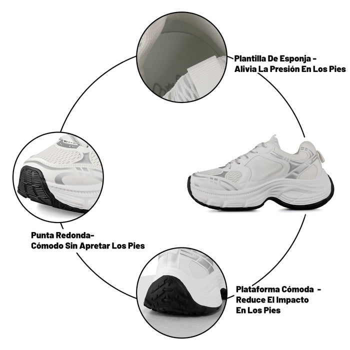 weide ZAPATILLAS PLATAFORMA MUJER WEIDE LT615 Solo hoy