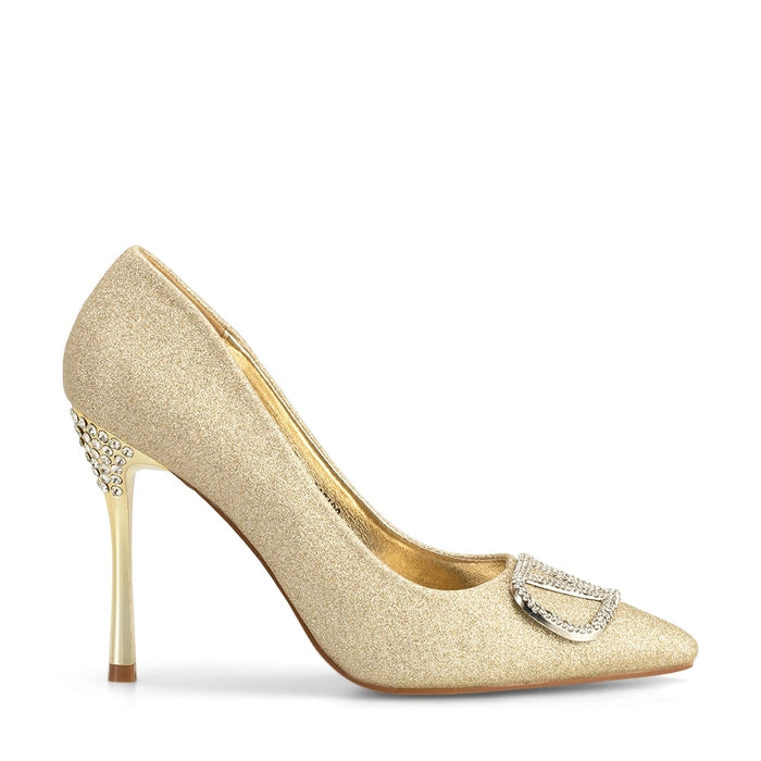 weide Zapatos Taco Mujer Ignacia Dorado Weide