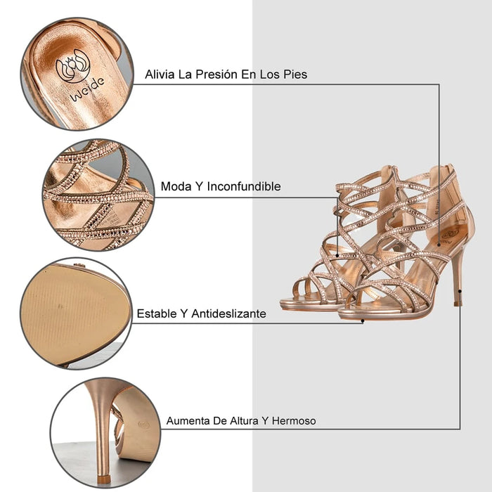 weide SANDALIA MUJER ZAPATOS DE FIESTA WEIDE GH132 Oferta exclusiva