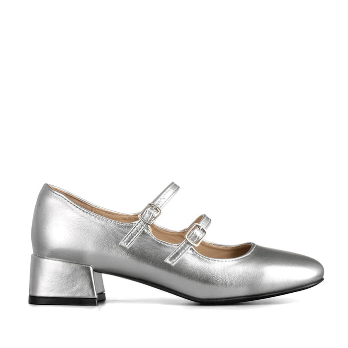 weide ZAPATOS MARY JANE MUJER PLATEADO WEIDE YL66