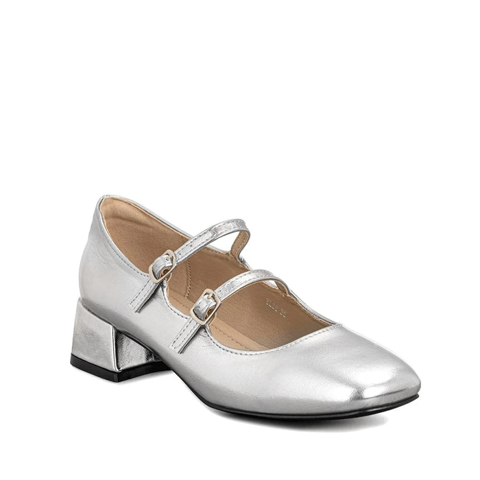 weide ZAPATOS MARY JANE MUJER PLATEADO WEIDE YL66 Ofertas de temporada