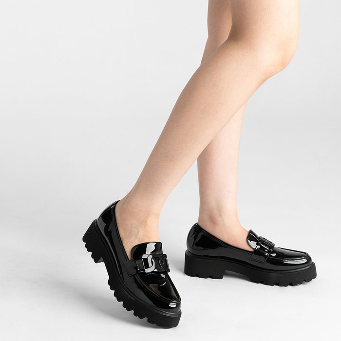 weide Mocasin Mujer Martina Negro Weide Gran oferta