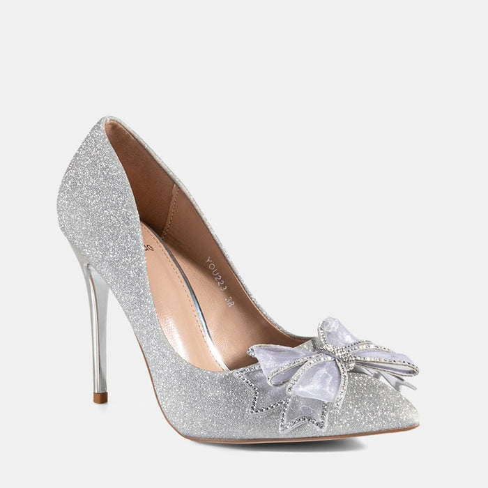 weide Zapatos Taco Mujer Hortensia Plateado Weide Los más vendidos