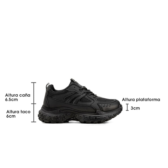 weide ZAPATILLAS PLATAFORMA MUJER NEGRO WEIDE SL03 Limitado a 3 días