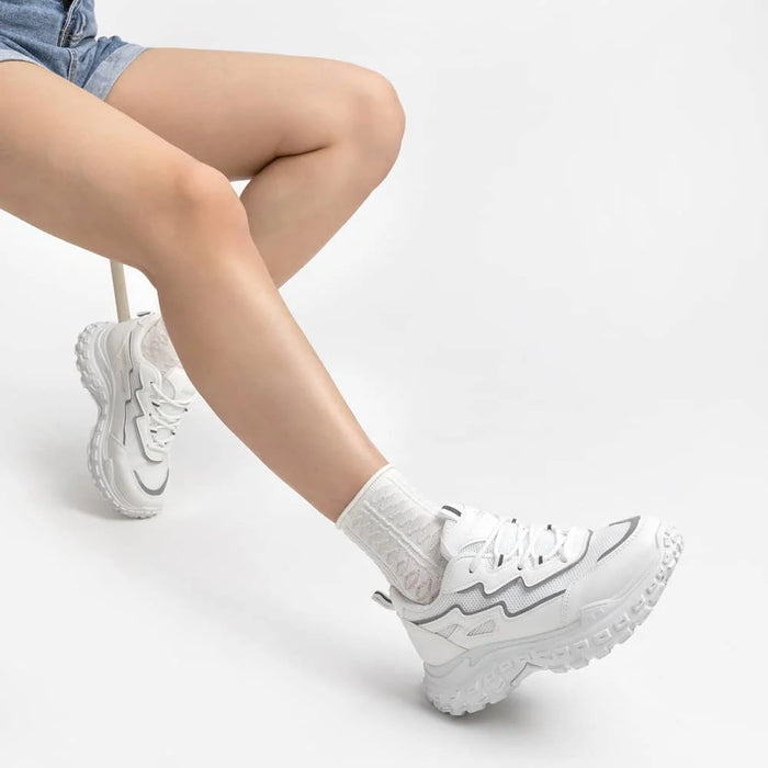 weide ZAPATILLAS PLATAFORMA MUJER BLANCO WEIDE SL02 Descuento por venta flash