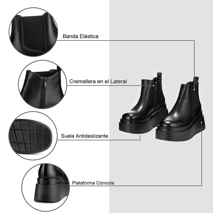 weide BOTINES PLATAFORMA MUJER NEGRO WEIDE CZY587 Los más vendidos