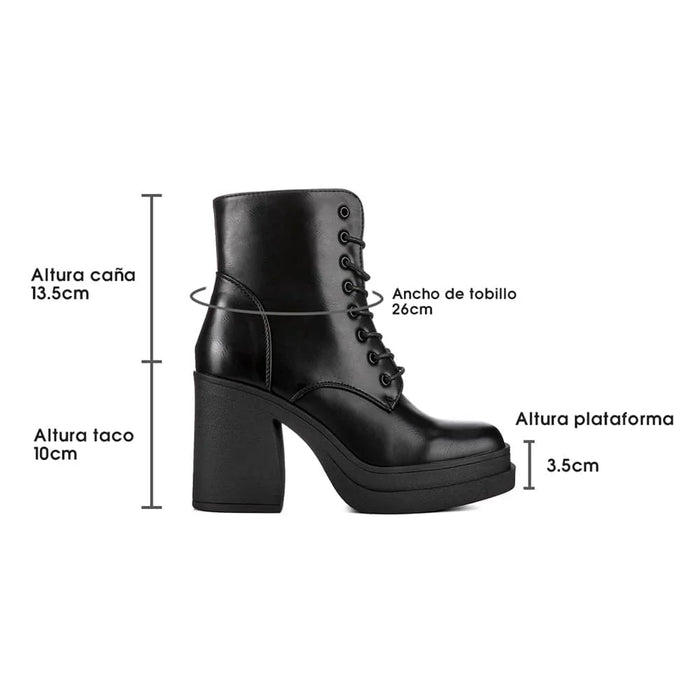 weide BOTINES TACO MUJER NEGRO WEIDE CZY573 Tienda