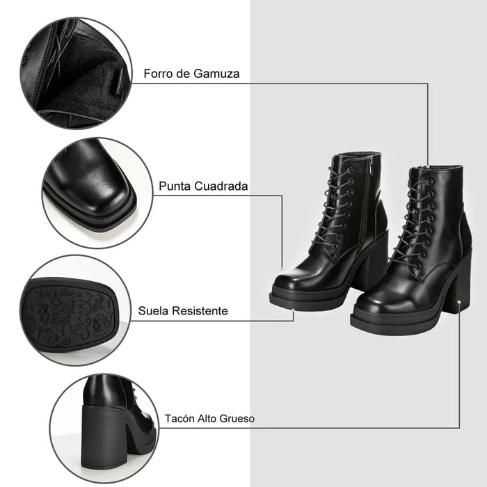 weide BOTINES TACO MUJER NEGRO WEIDE CZY573 Tienda